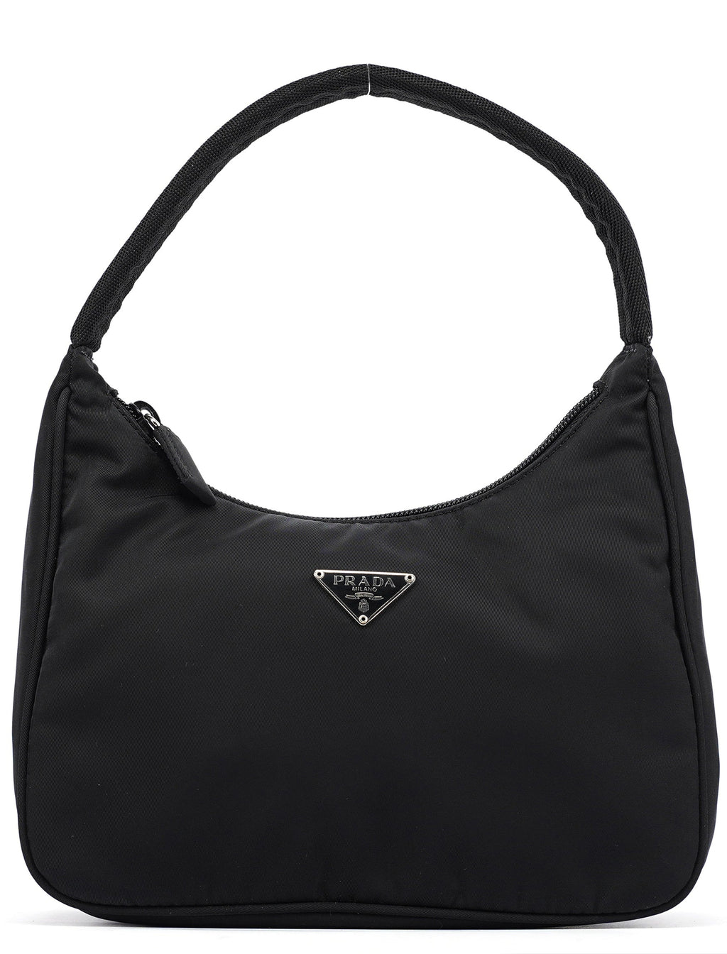 MV519 Black Tessuto Mini Hobo Bag