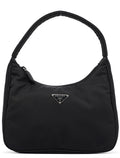 MV519 Black Tessuto Mini Hobo Bag