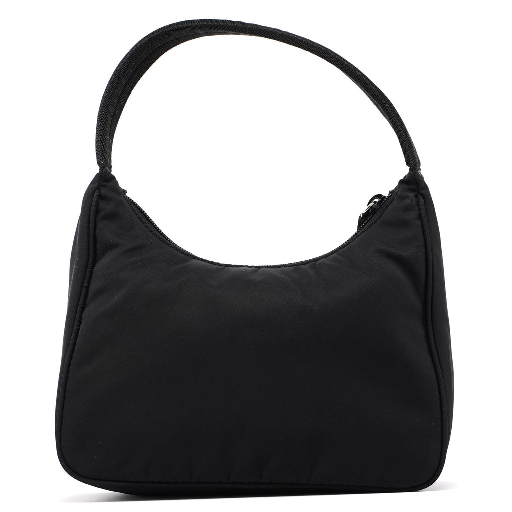 MV519 Black Tessuto Mini Hobo Bag
