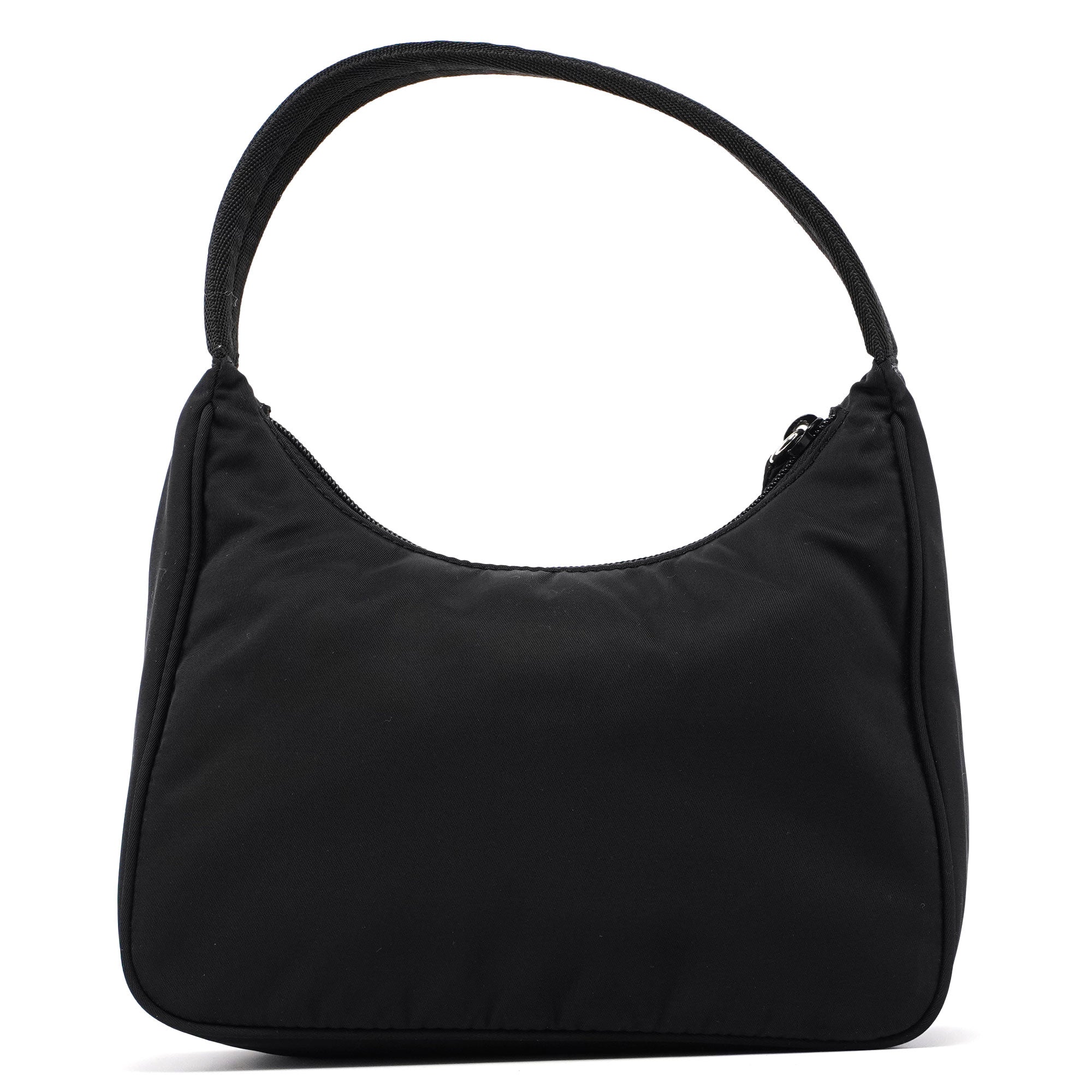 MV519 Black Tessuto Mini Hobo Bag