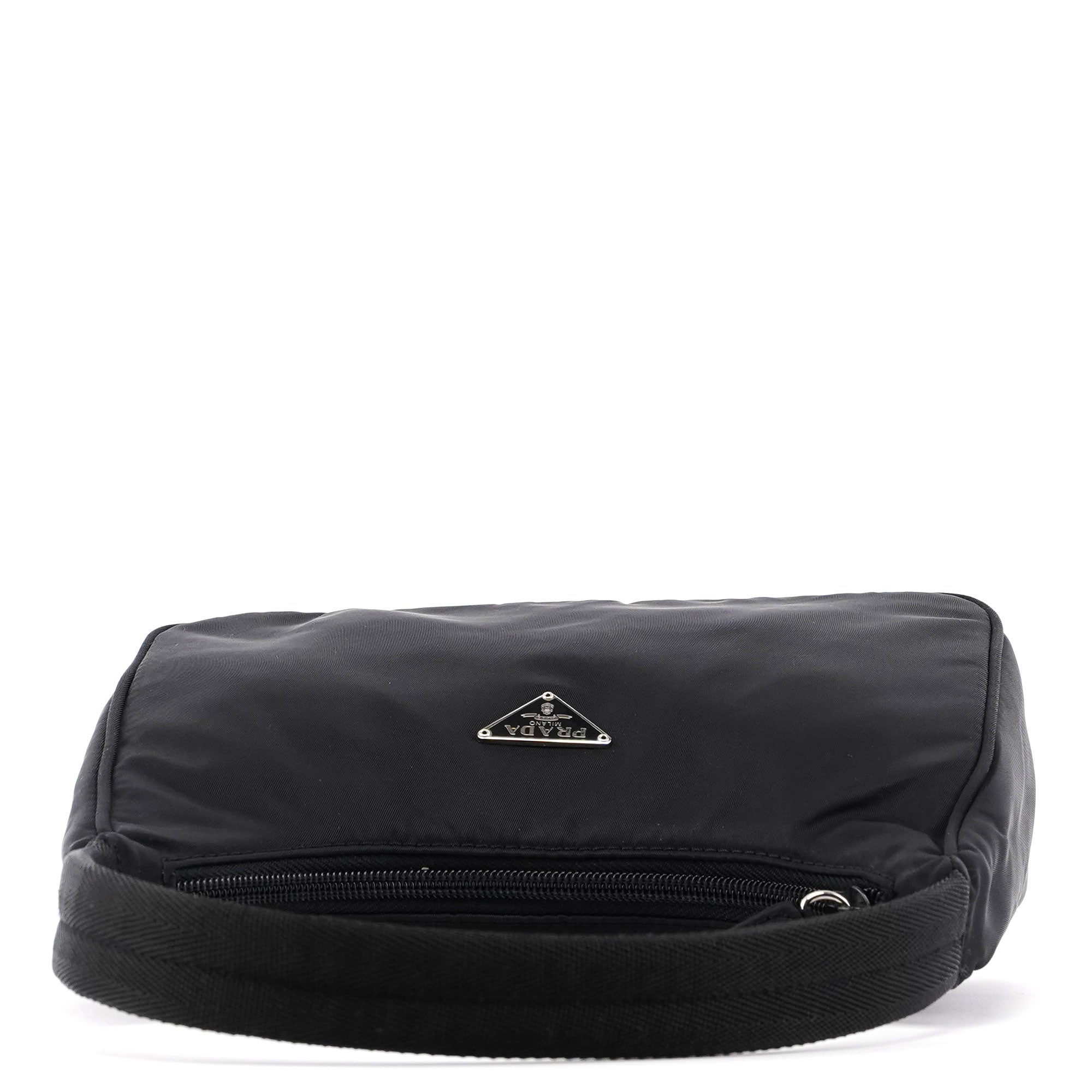 MV519 Black Tessuto Mini Hobo Bag