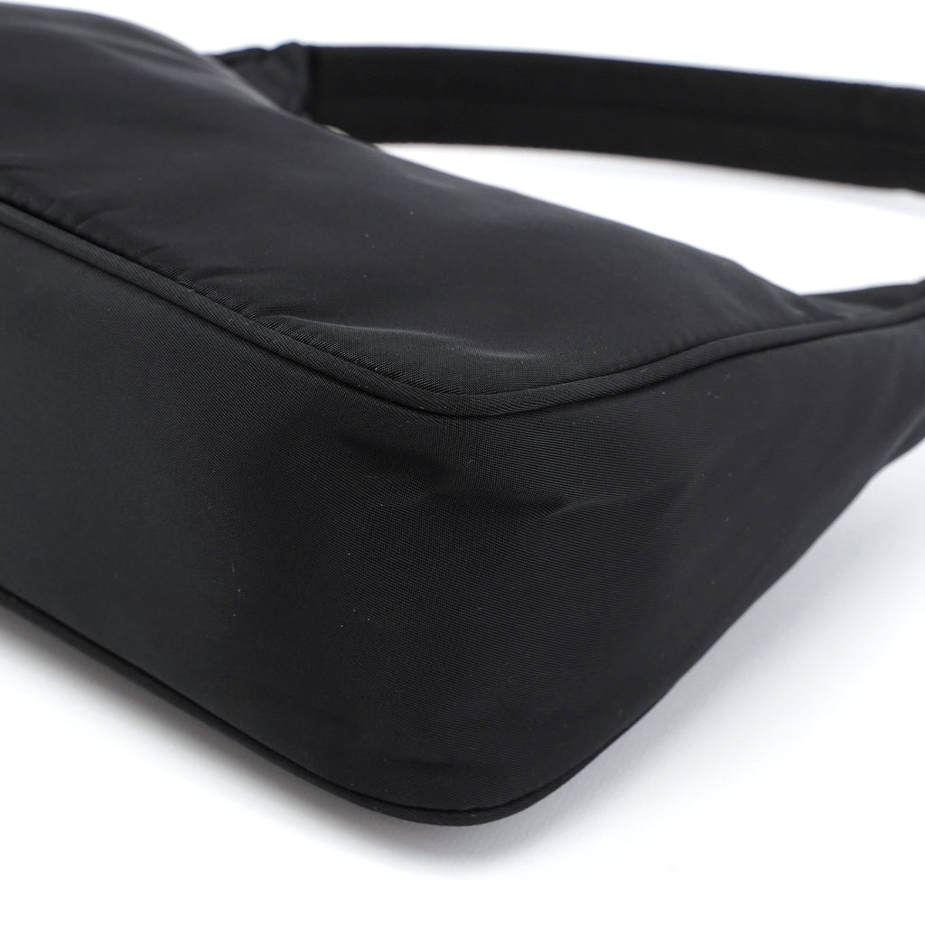 MV519 Black Tessuto Mini Hobo Bag
