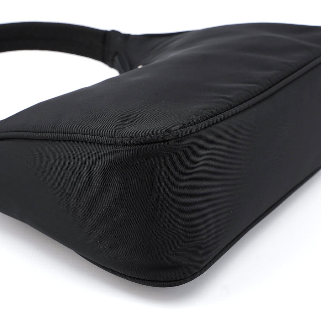 MV519 Black Tessuto Mini Hobo Bag