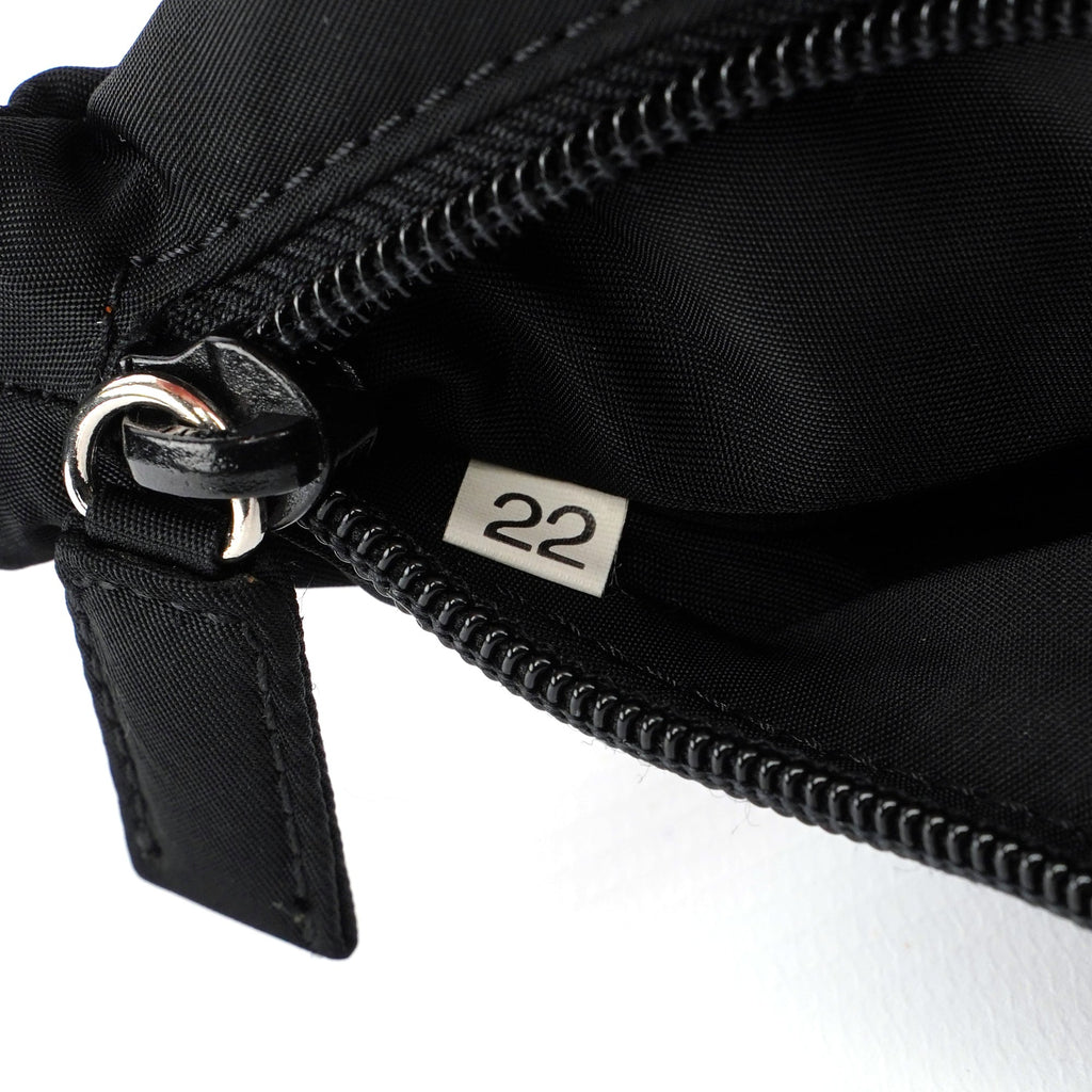 MV519 Black Tessuto Mini Hobo Bag