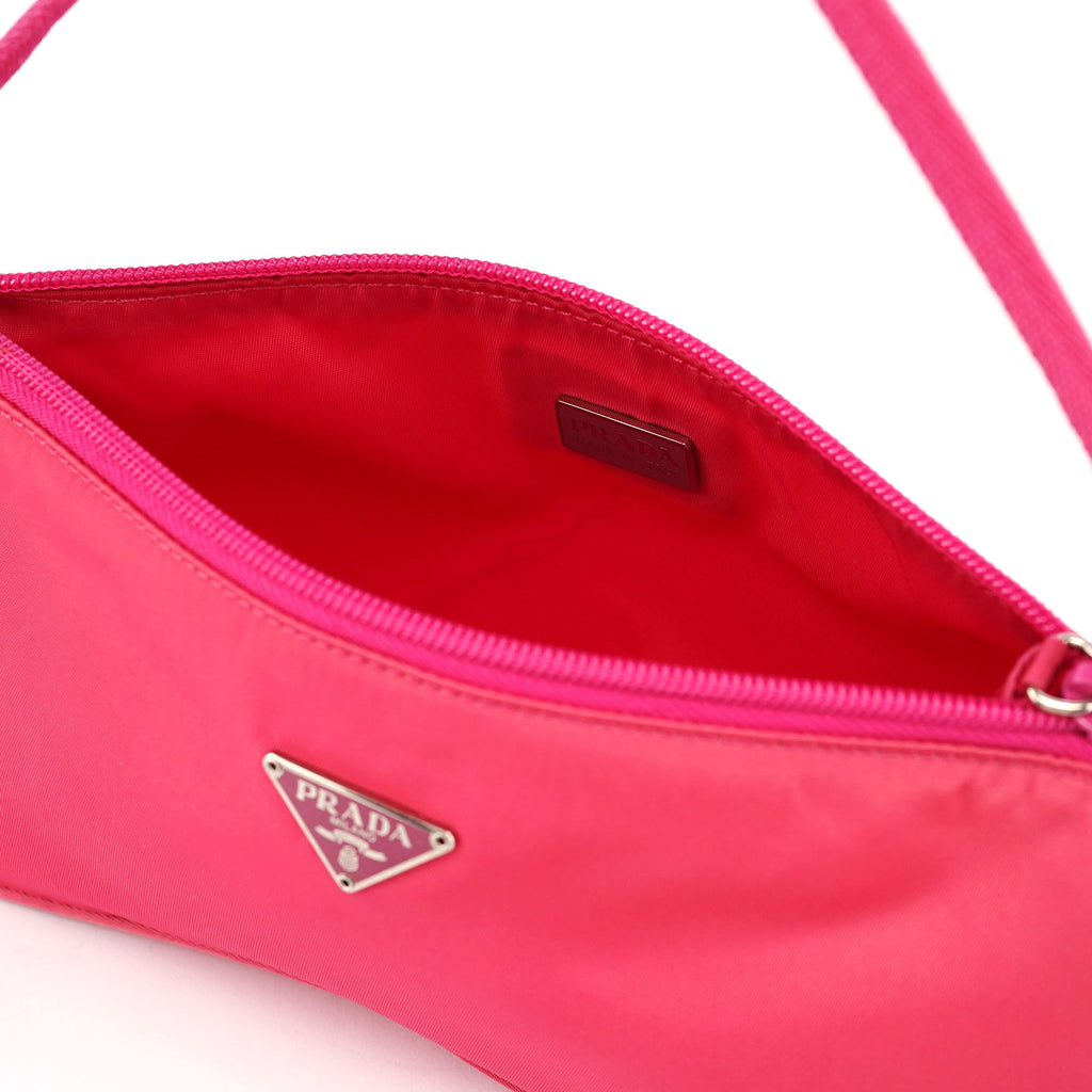 MV519 Pink Tessuto Mini Hobo Bag