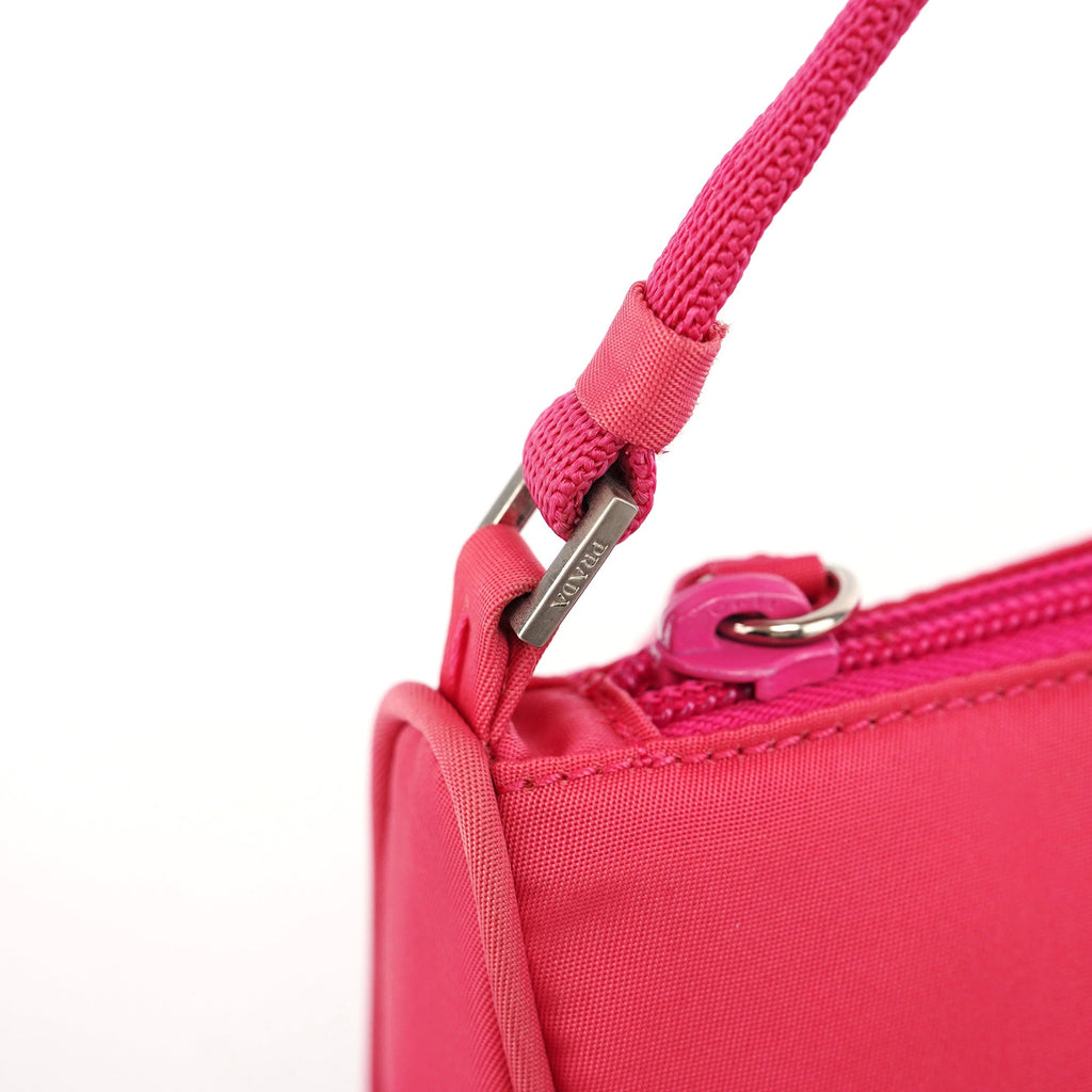 MV519 Pink Tessuto Mini Hobo Bag