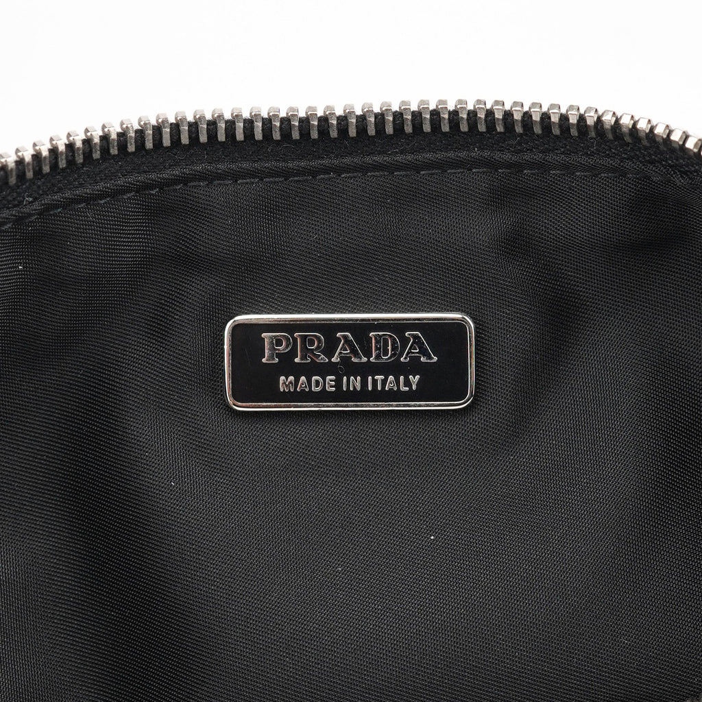 MV633 Black Tessuto Mini Hobo Bag