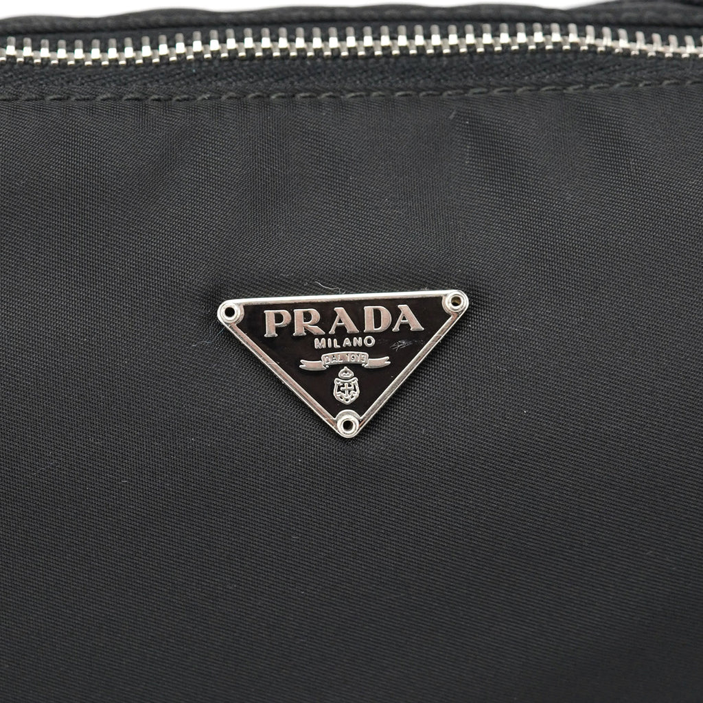 MV633 Black Tessuto Mini Hobo Bag
