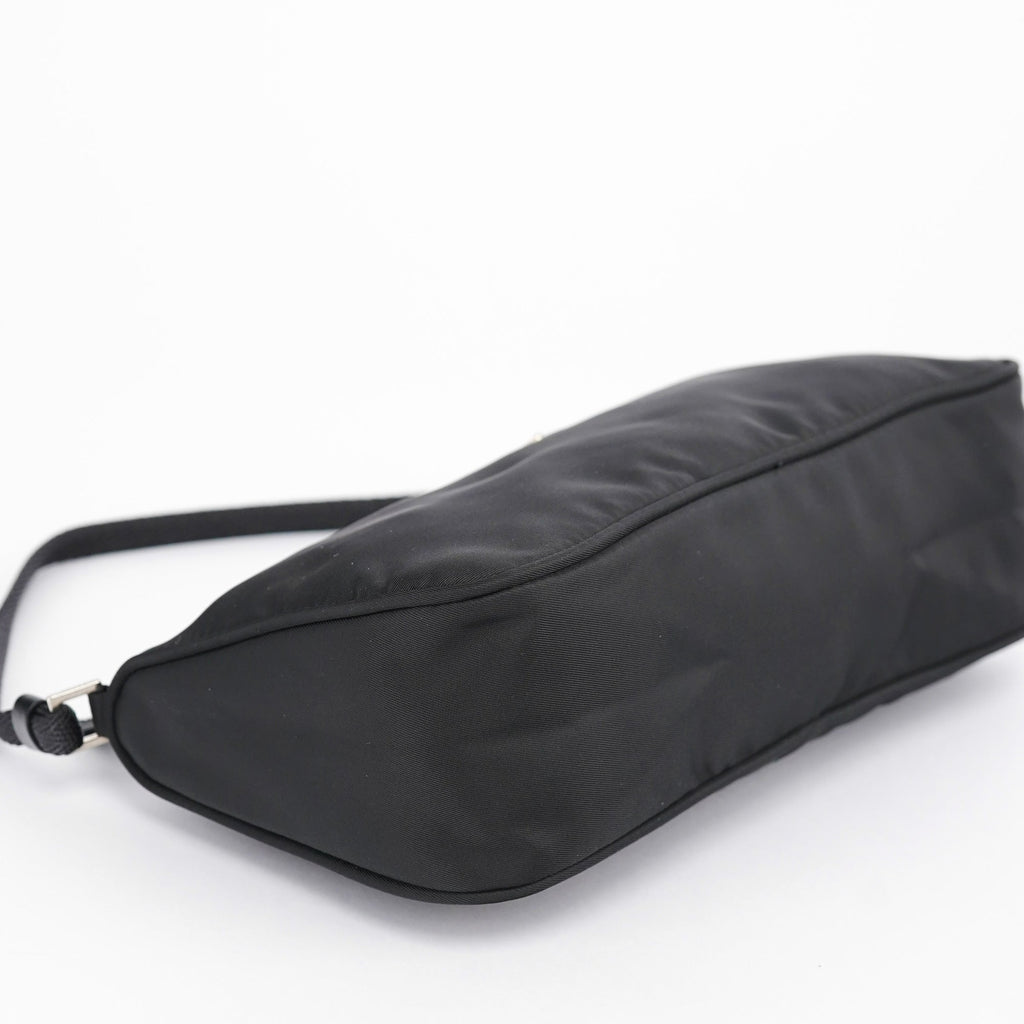 MV633 Black Tessuto Mini Hobo Bag