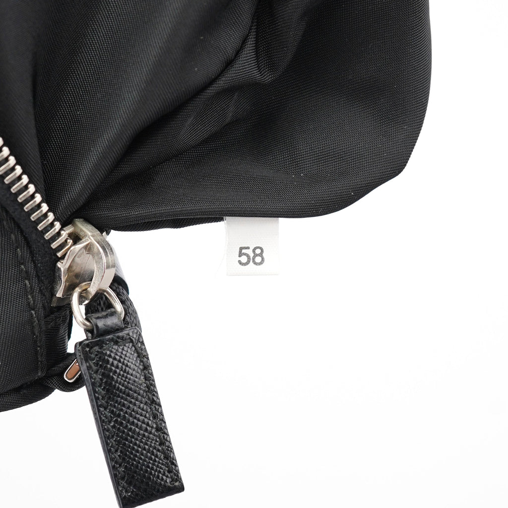 MV633 Black Tessuto Mini Hobo Bag