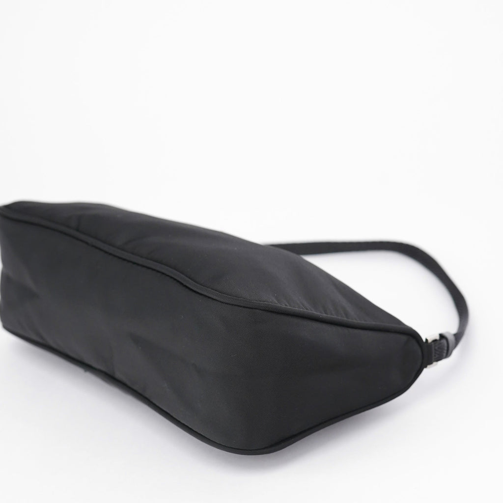 MV633 Black Tessuto Mini Hobo Bag