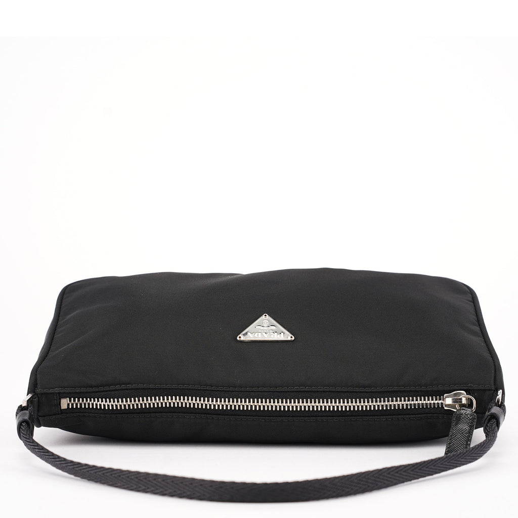 MV633 Black Tessuto Mini Hobo Bag