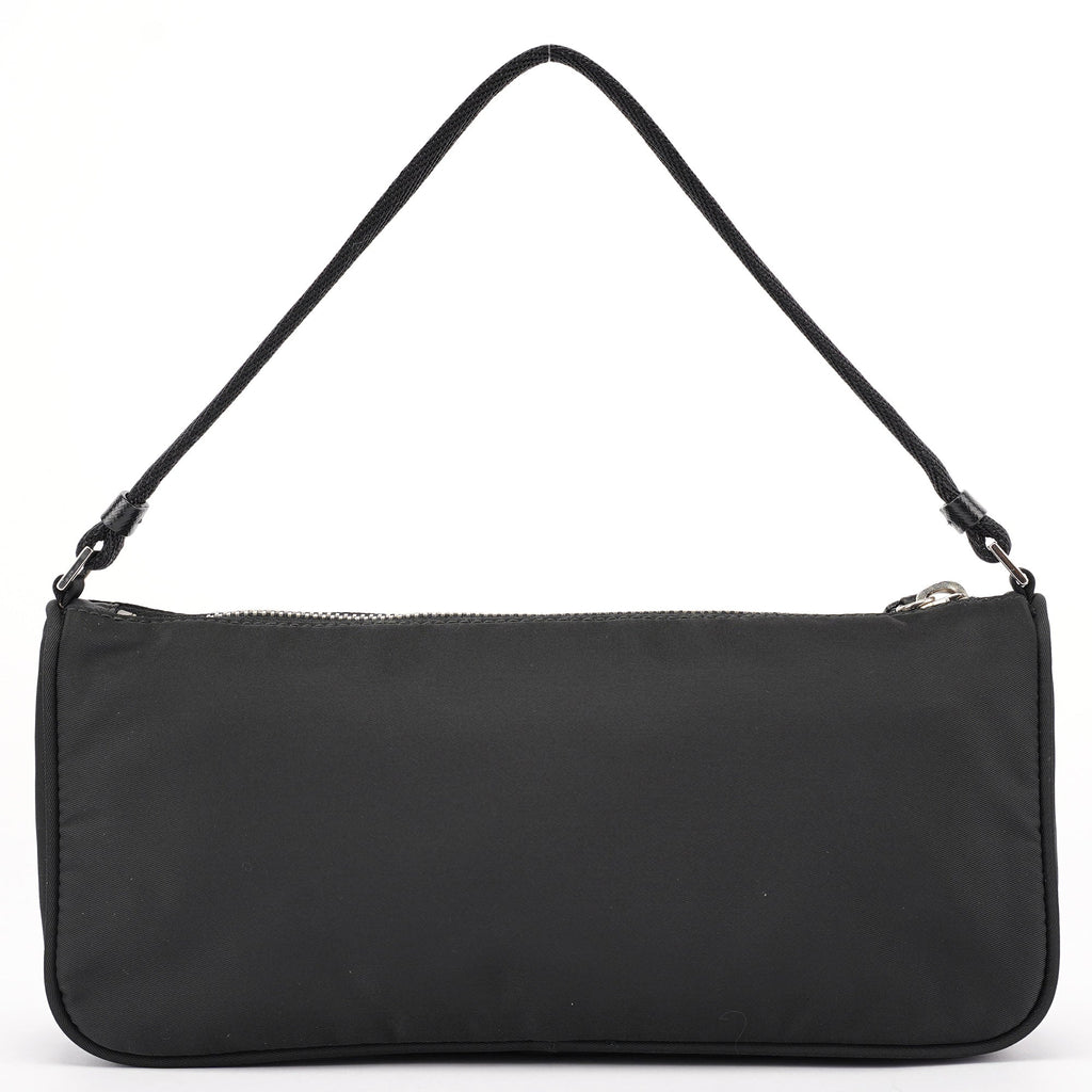 MV633 Black Tessuto Mini Hobo Bag