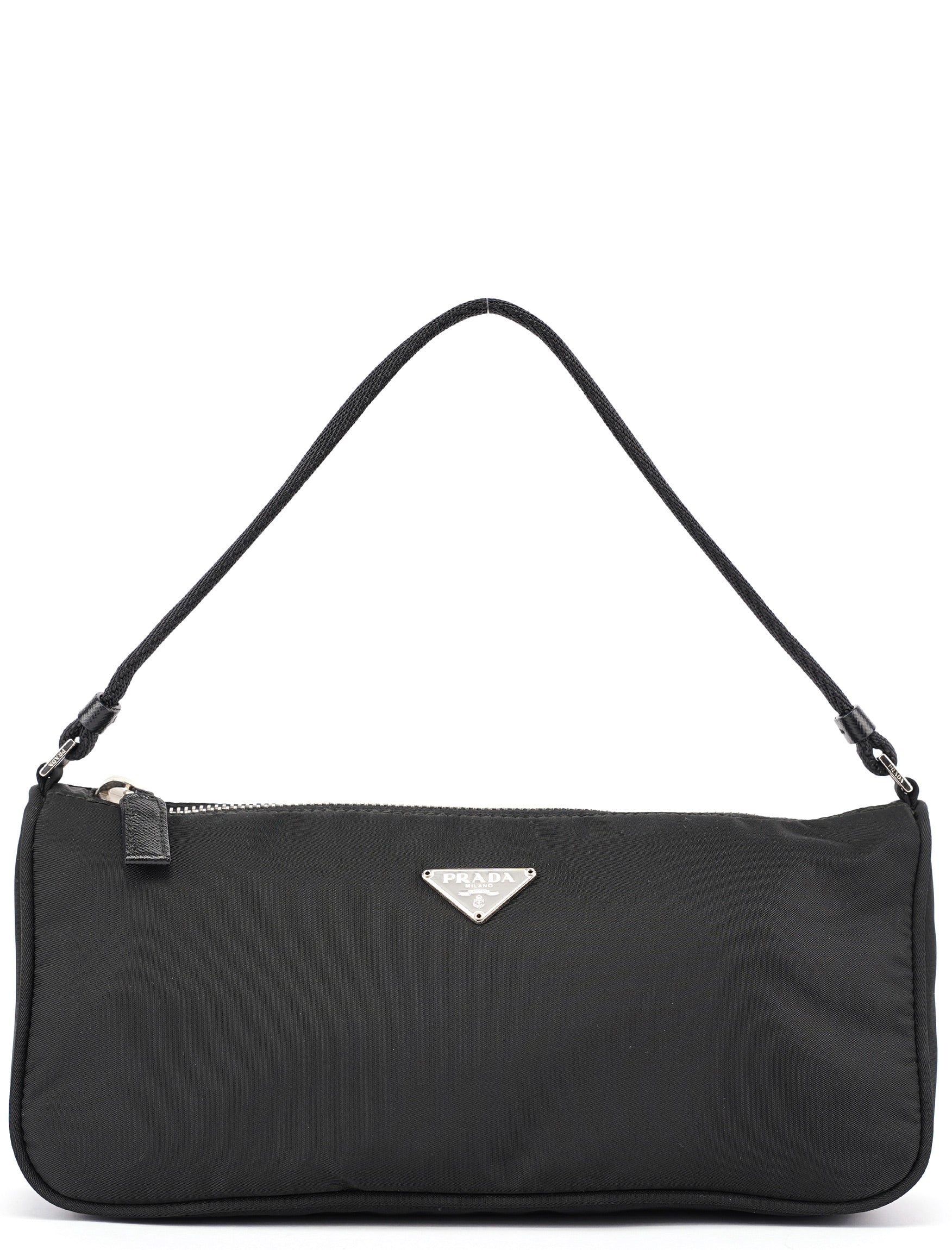 MV633 Black Tessuto Mini Hobo Bag