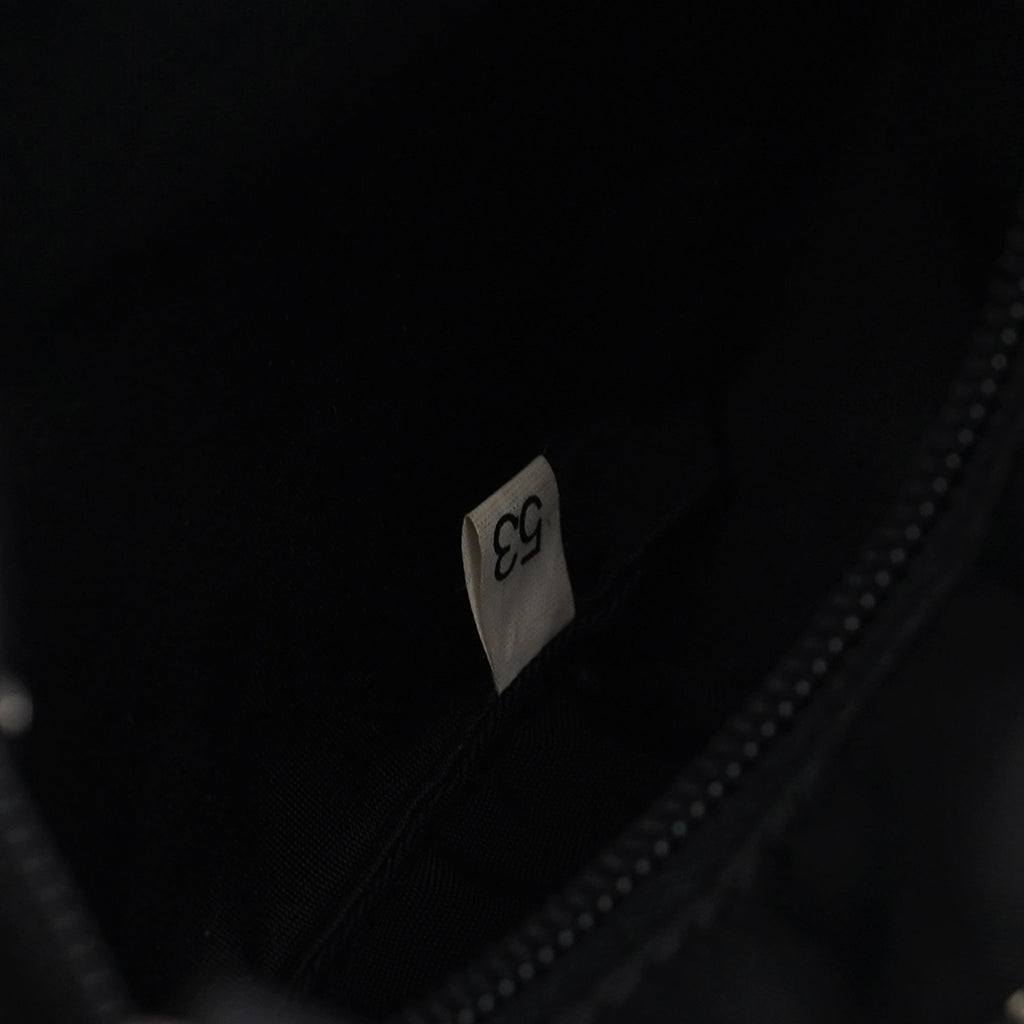 MV633 Black Tessuto Mini Hobo Bag