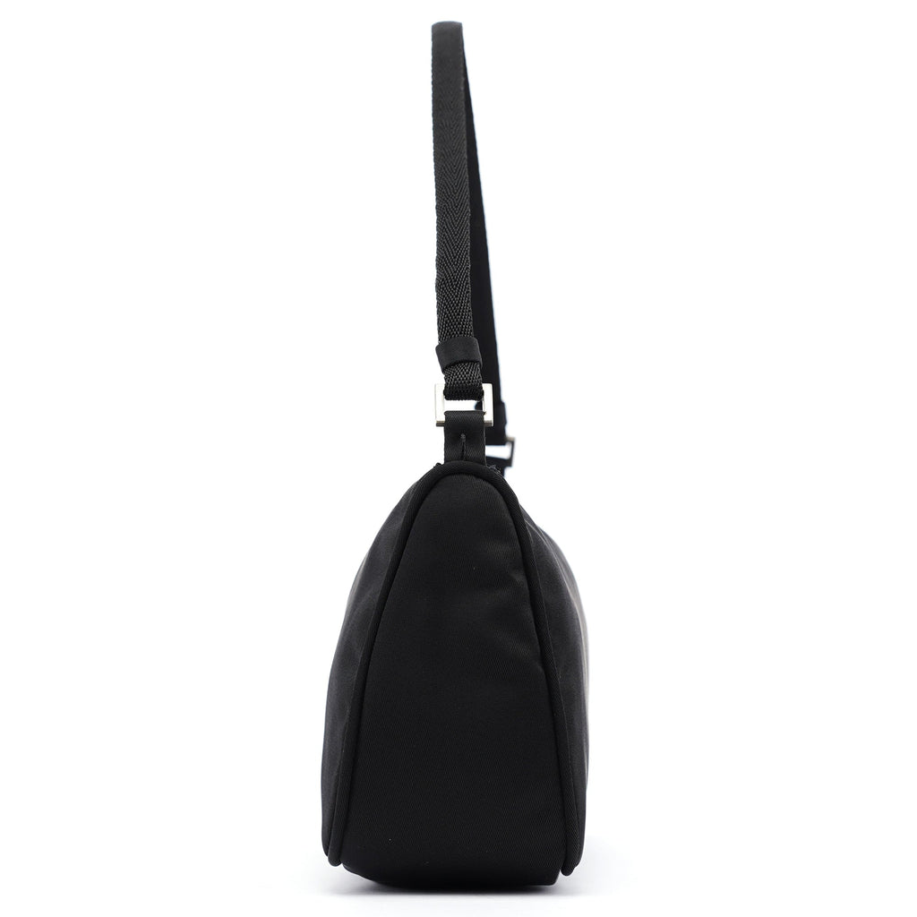 MV633 Black Tessuto Mini Hobo Bag