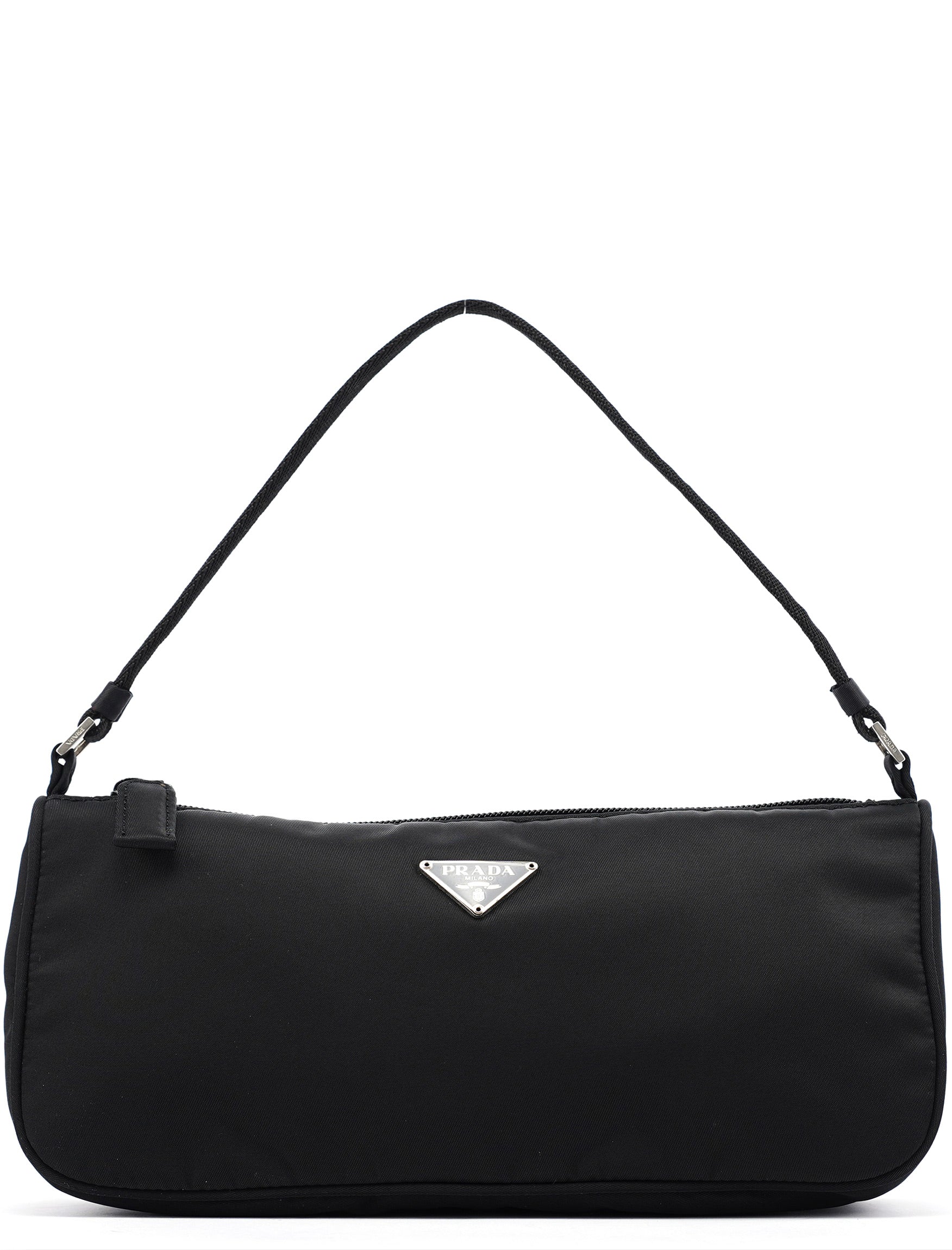 MV633 Black Tessuto Mini Hobo Bag