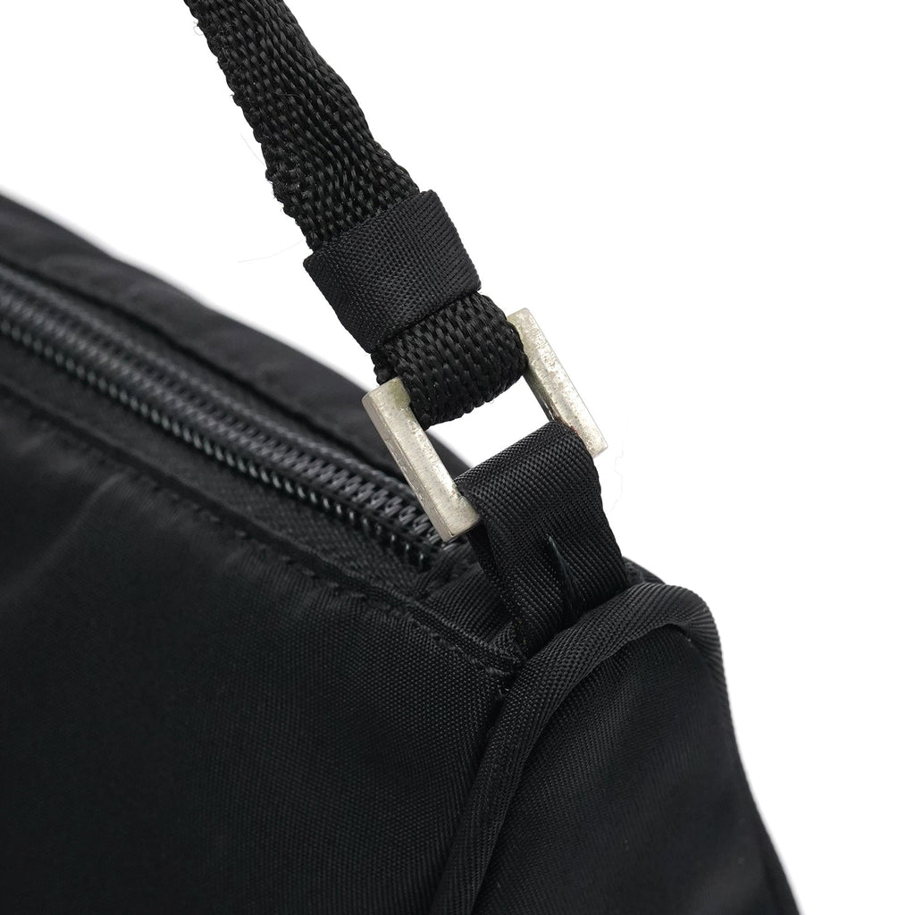 MV633 Black Tessuto Mini Hobo Bag