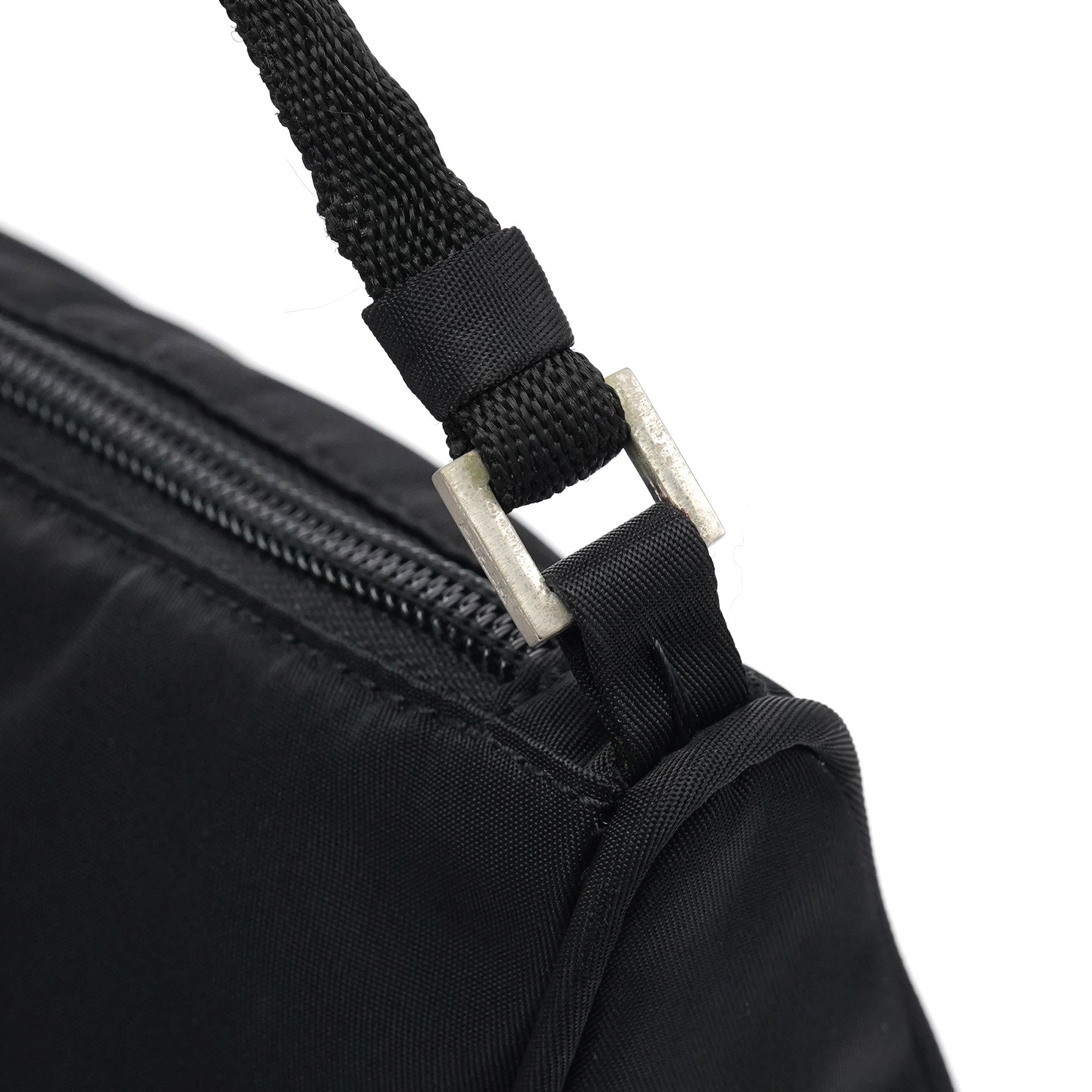 MV633 Black Tessuto Mini Hobo Bag