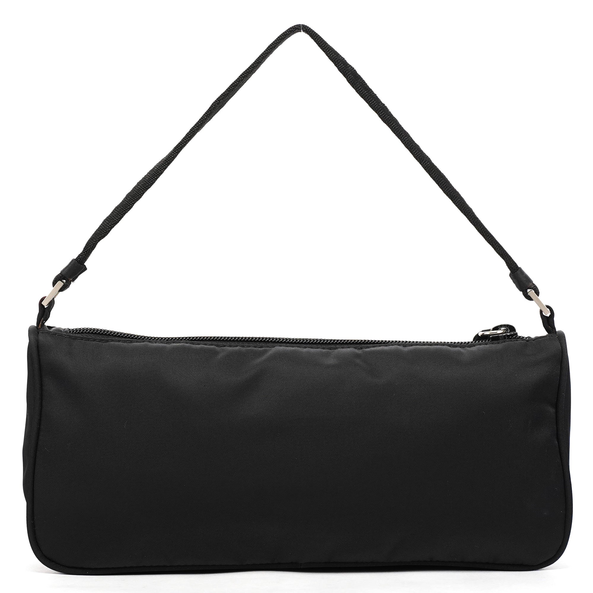 MV633 Black Tessuto Mini Hobo Bag