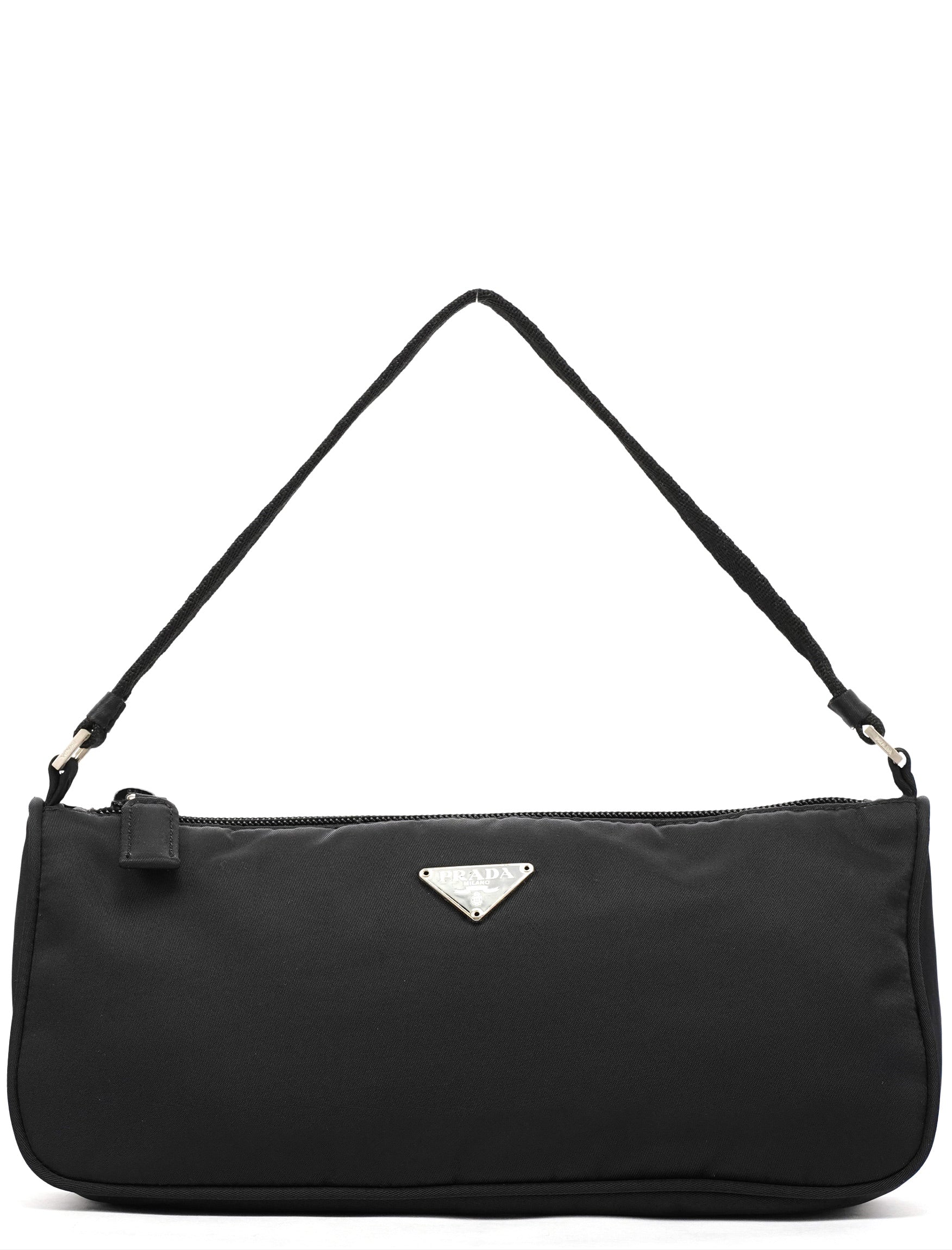 MV633 Black Tessuto Mini Hobo Bag