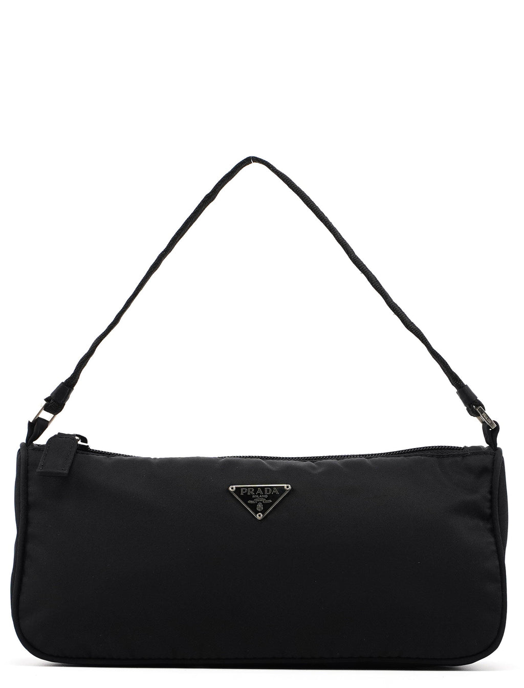 MV633 Black Tessuto Mini Hobo Bag