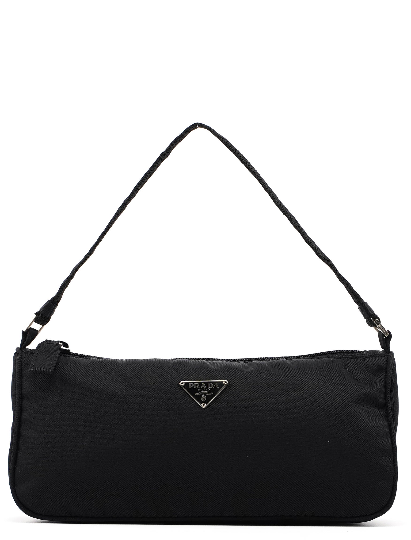 MV633 Black Tessuto Mini Hobo Bag