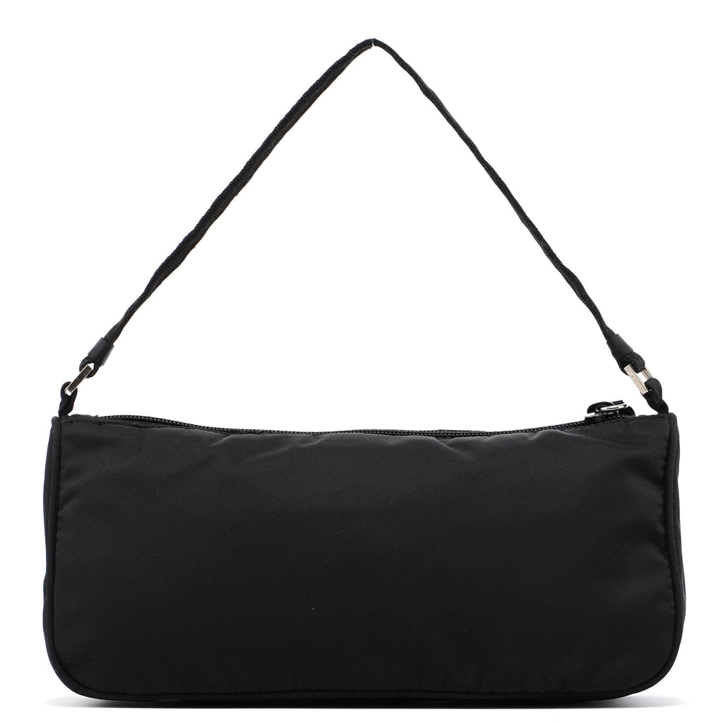 MV633 Black Tessuto Mini Hobo Bag