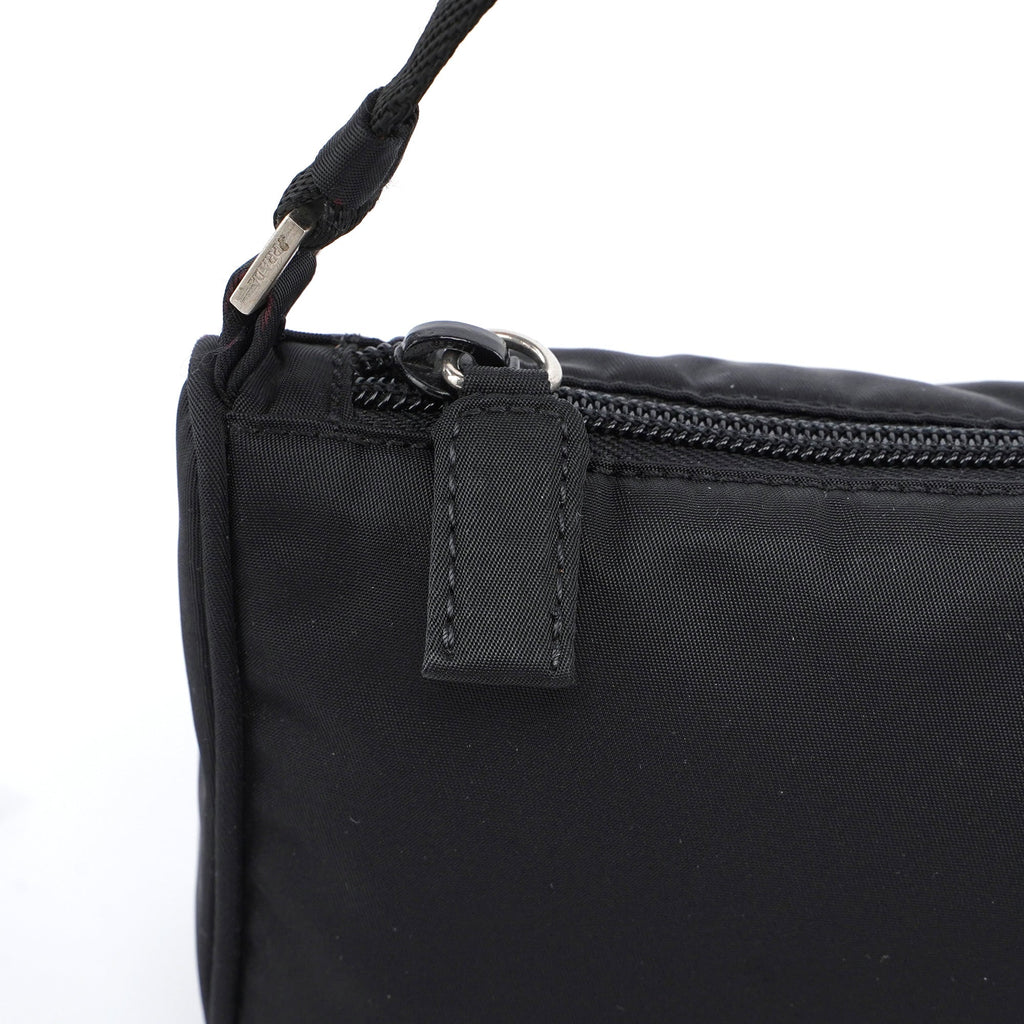 MV633 Black Tessuto Mini Hobo Bag