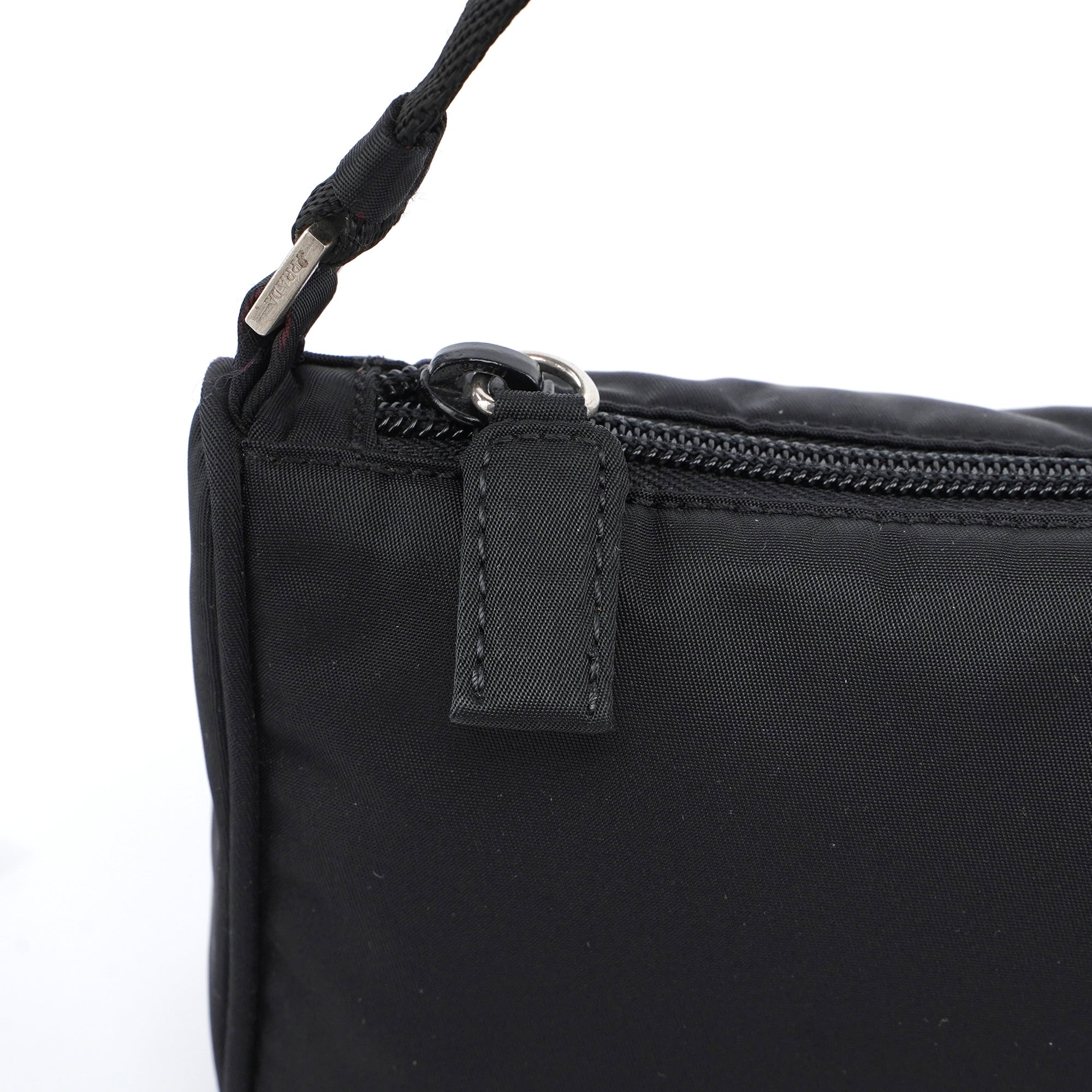 MV633 Black Tessuto Mini Hobo Bag