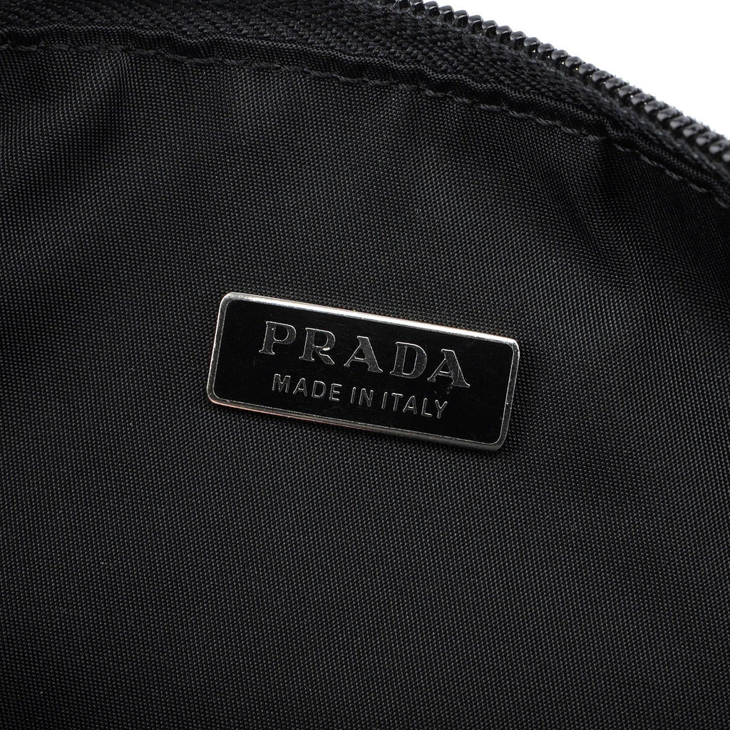MV633 Black Tessuto Mini Hobo Bag