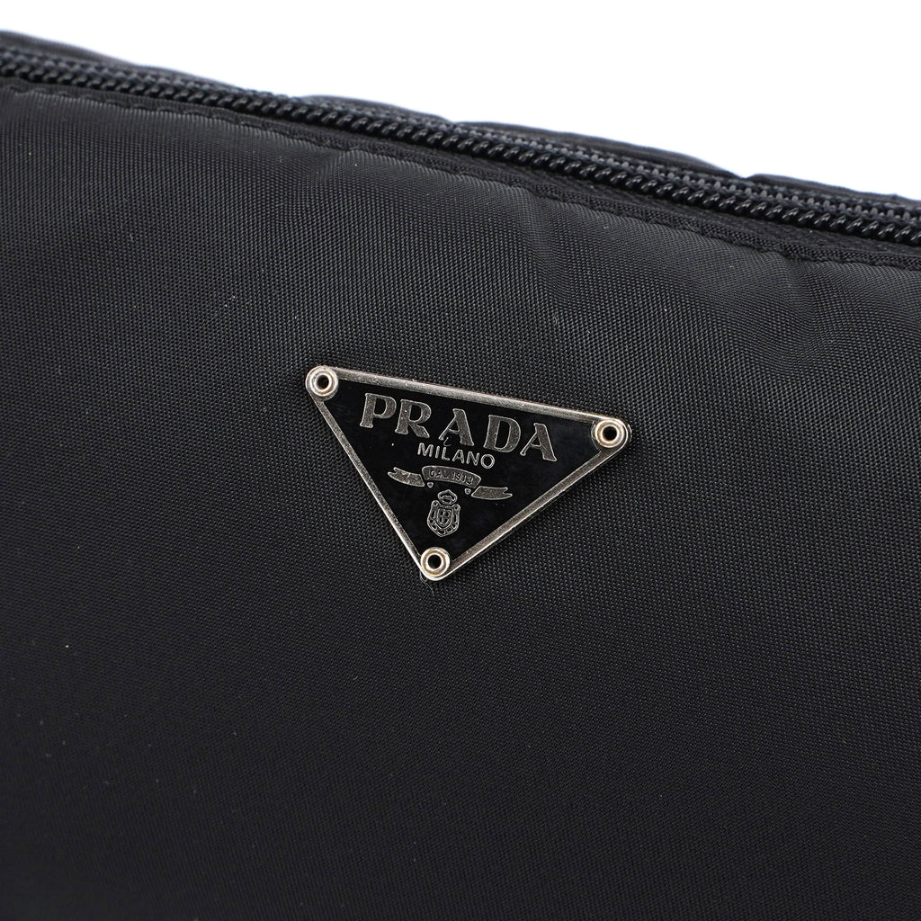 MV633 Black Tessuto Mini Hobo Bag