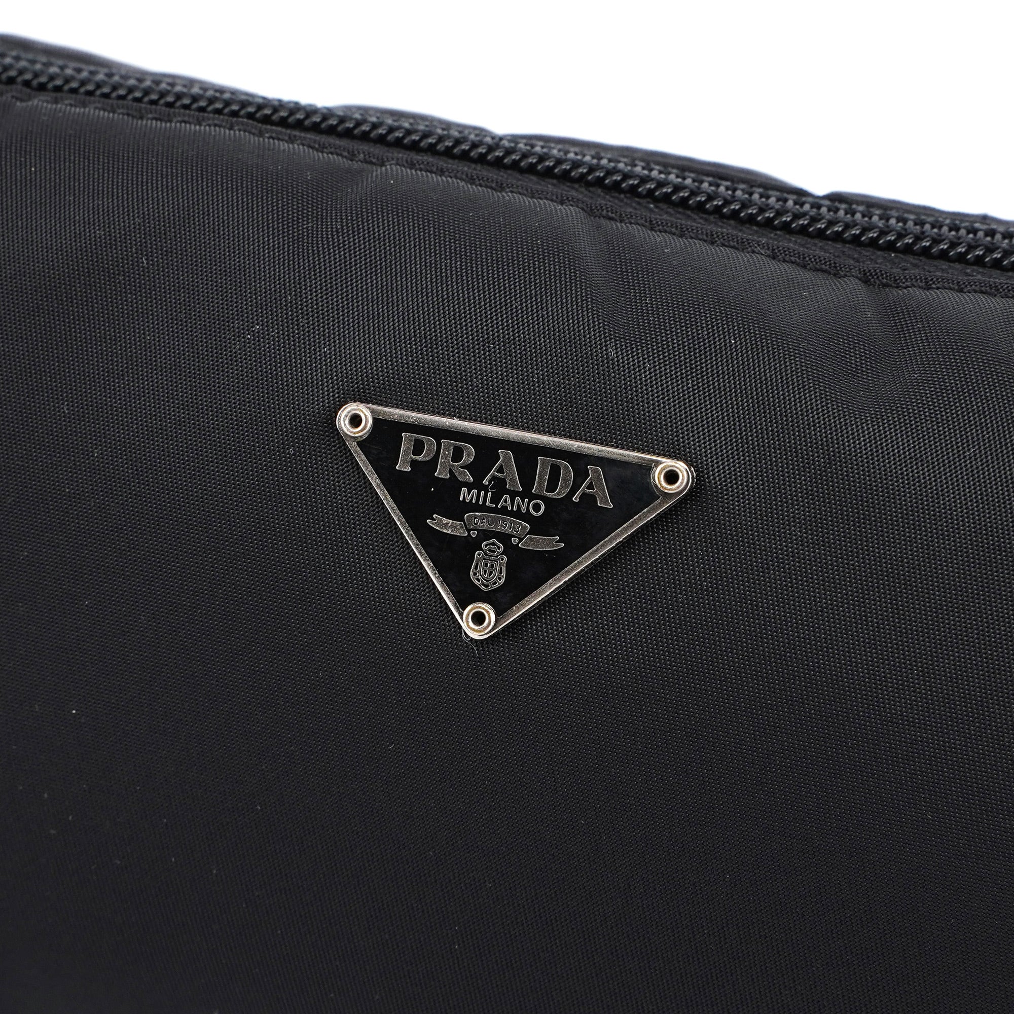 MV633 Black Tessuto Mini Hobo Bag