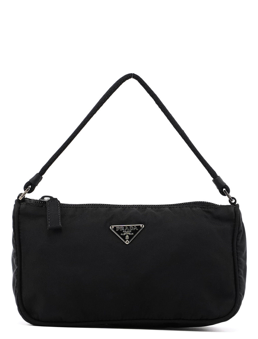 MV633 Black Tessuto Mini Hobo Bag