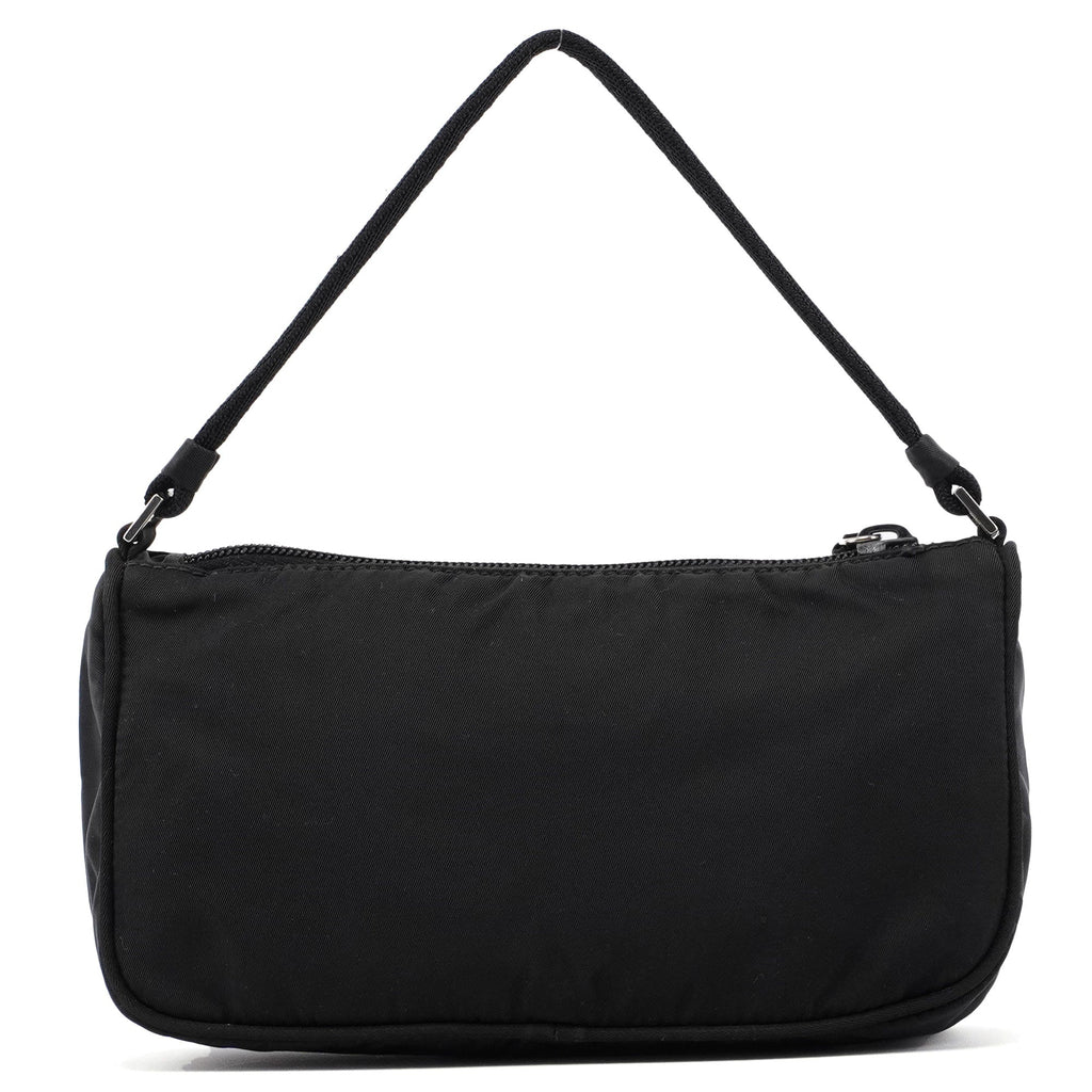 MV633 Black Tessuto Mini Hobo Bag
