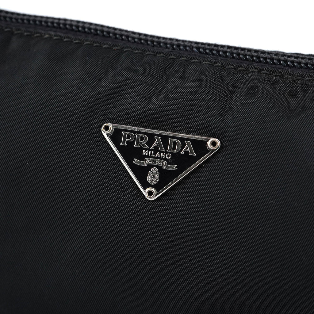 MV633 Black Tessuto Mini Hobo Bag