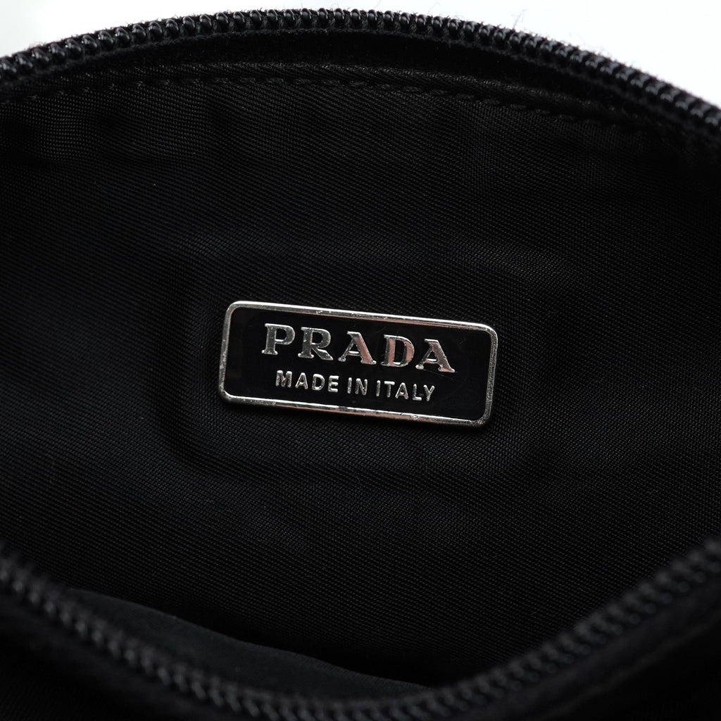 MV633 Black Tessuto Mini Hobo Bag
