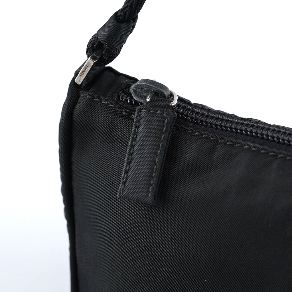 MV633 Black Tessuto Mini Hobo Bag
