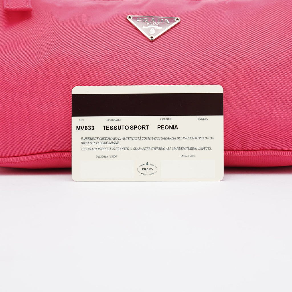 MV633 Pink Tessuto Mini Hobo Bag
