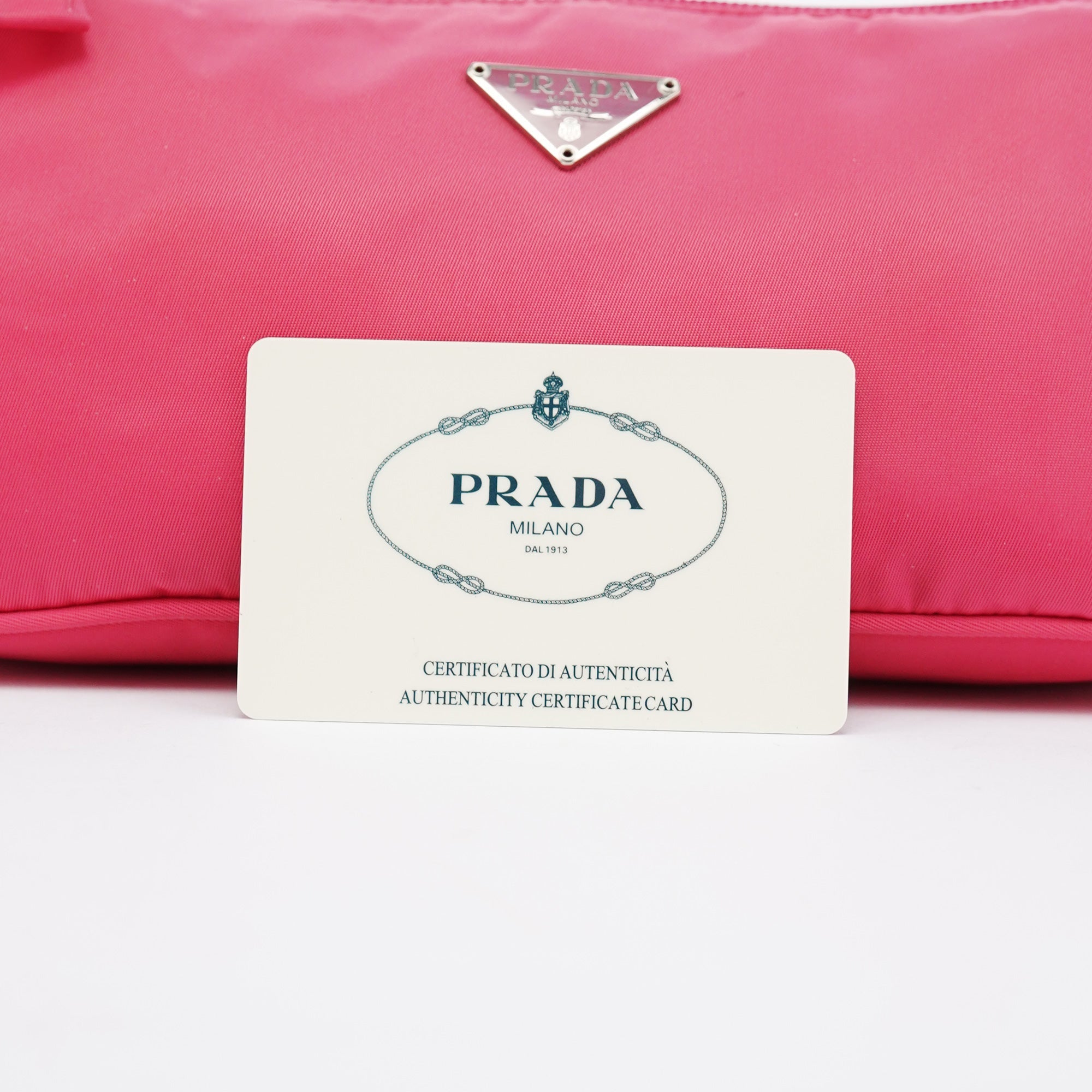 MV633 Pink Tessuto Mini Hobo Bag