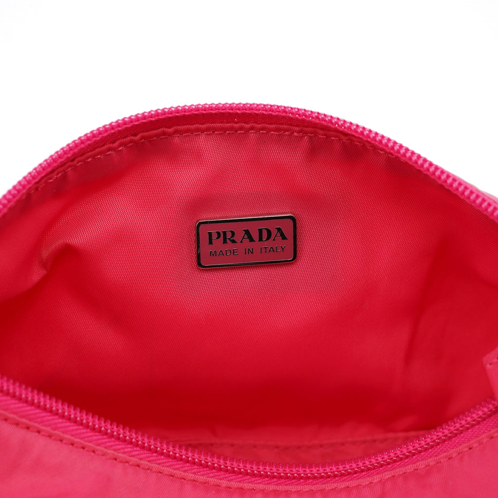 MV633 Pink Tessuto Mini Hobo Bag