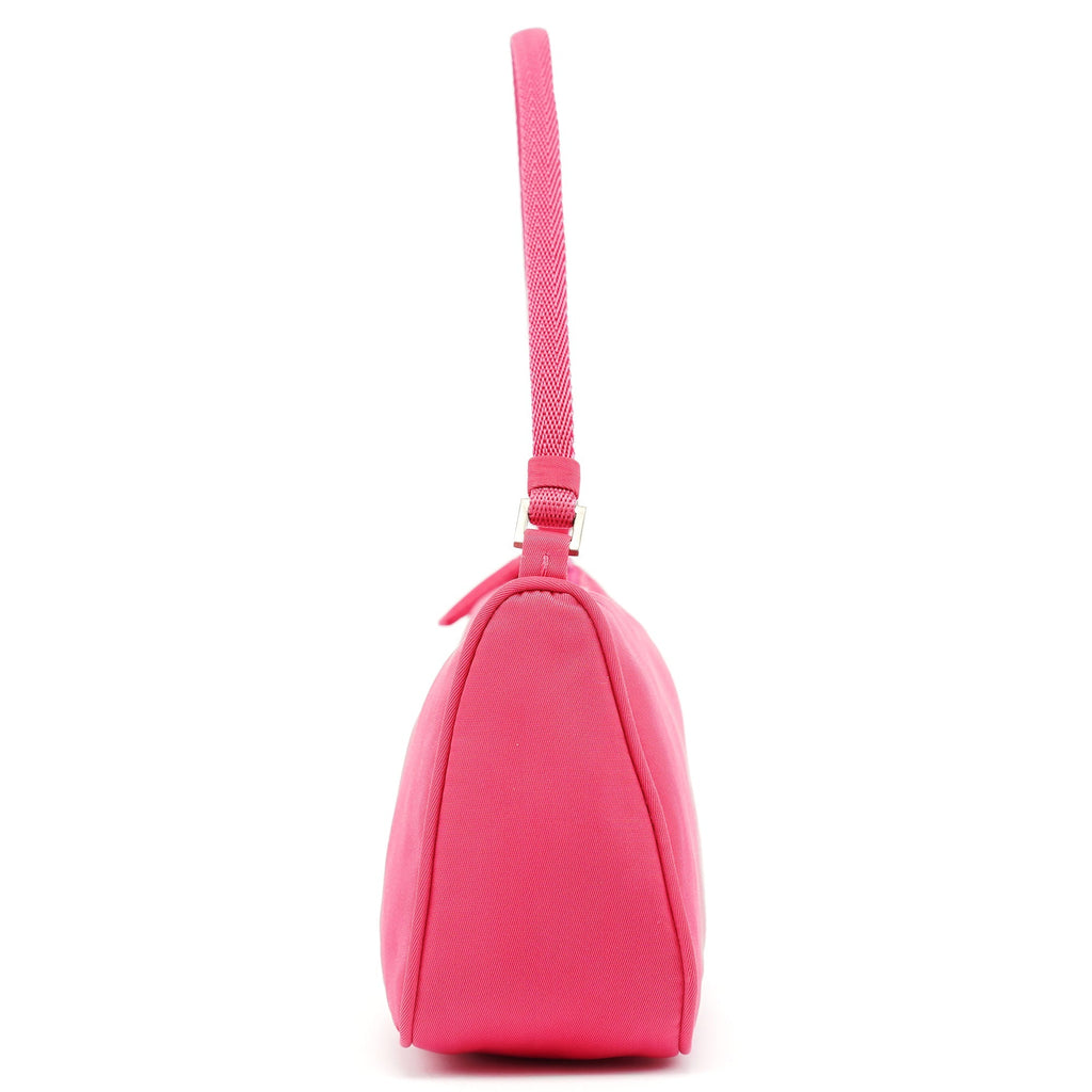 MV633 Pink Tessuto Mini Hobo Bag