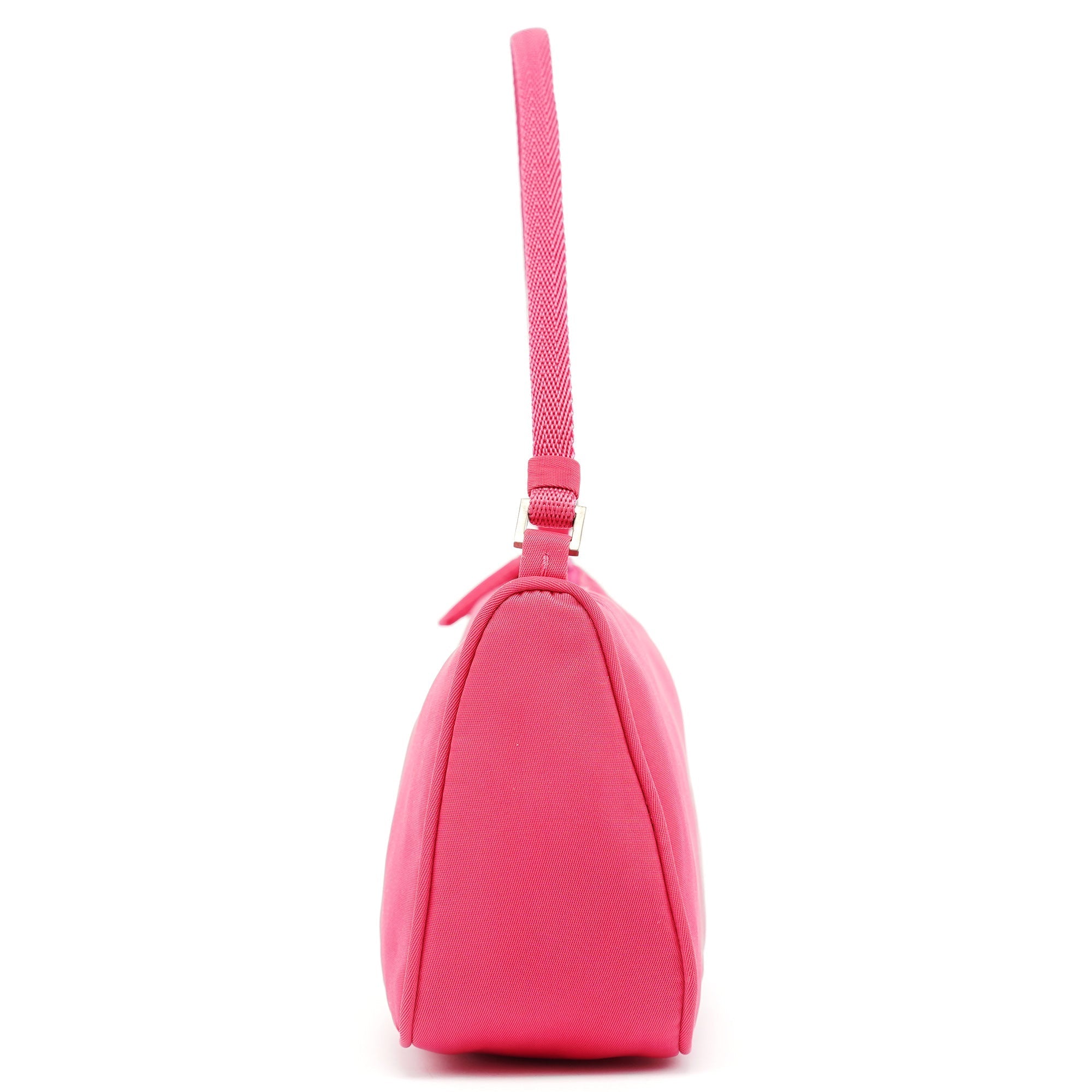 MV633 Pink Tessuto Mini Hobo Bag