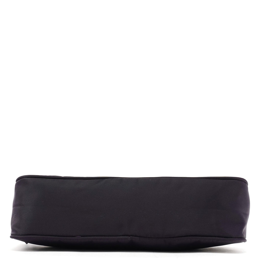 MV633 Purple Tessuto Nylon Mini Hobo Bag