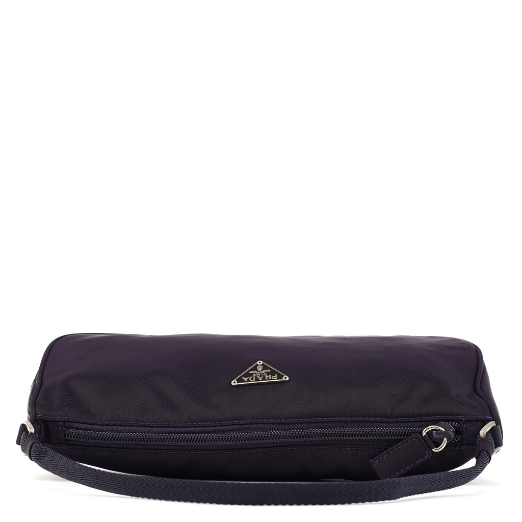MV633 Purple Tessuto Nylon Mini Hobo Bag