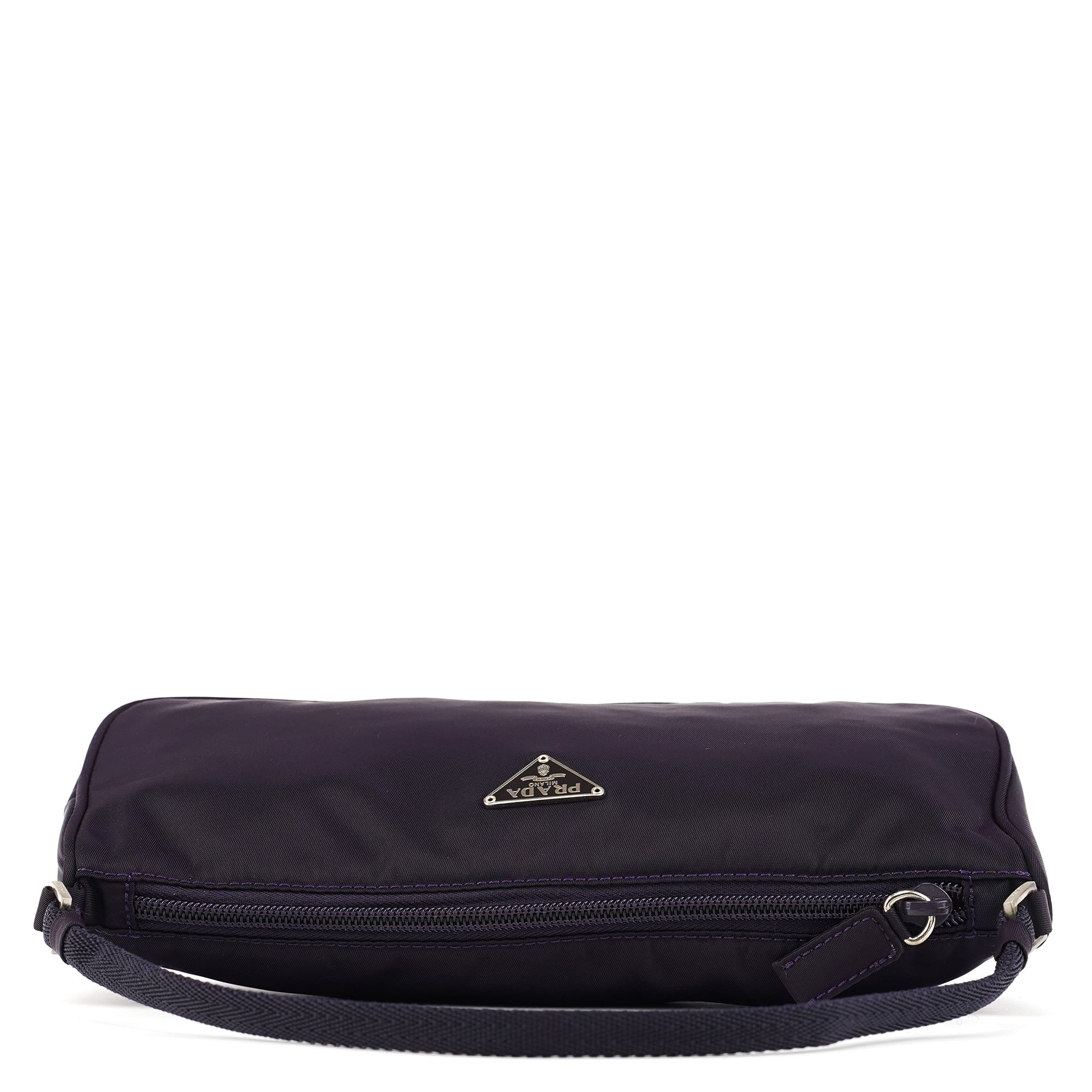 MV633 Purple Tessuto Nylon Mini Hobo Bag