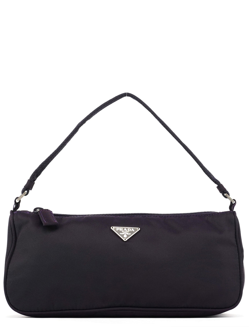 MV633 Purple Tessuto Nylon Mini Hobo Bag