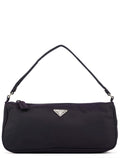 MV633 Purple Tessuto Nylon Mini Hobo Bag