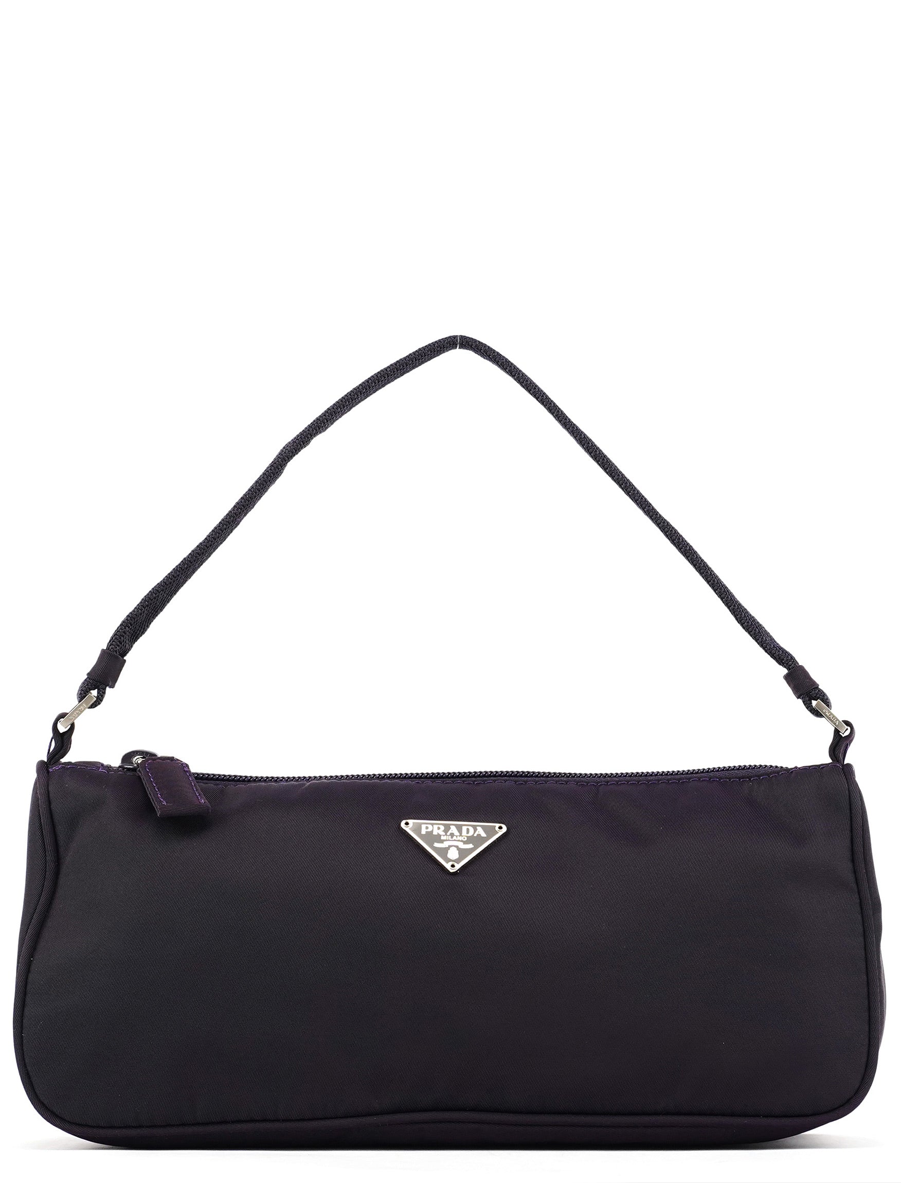 MV633 Purple Tessuto Nylon Mini Hobo Bag