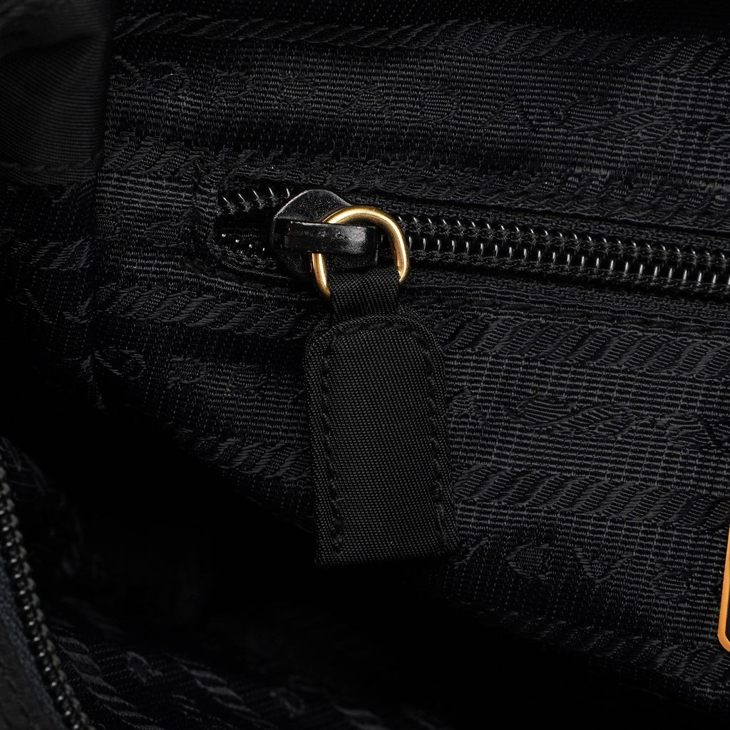 Navy Gold Tessuto Metallo Tote